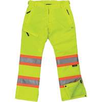 Womens Insulated Flex Safety Pant, Polyester, X-Small, High Visibility Lime-Yellow Air Extreme Inc.