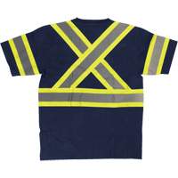 Chemise de s&eacute;curit&eacute; &agrave; manches courtes, Coton, T-petit, Bleu marin Air Extreme Inc.