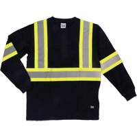 T-shirt de s&eacute;curit&eacute; &agrave; manches longues, Coton, T-petit, Noir Air Extreme Inc.