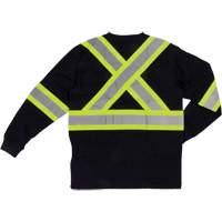 T-shirt de s&eacute;curit&eacute; &agrave; manches longues, Coton, T-petit, Noir Air Extreme Inc.