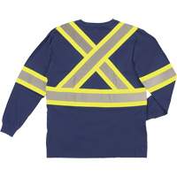 T-shirt de s&eacute;curit&eacute; &agrave; manches longues, Coton, T-petit, Bleu marin Air Extreme Inc.
