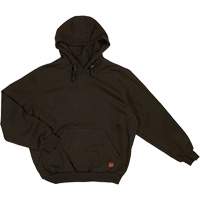 Water Repellent Fleece Pullover Hoodie, Men's, Small, Black Air Extreme Inc.