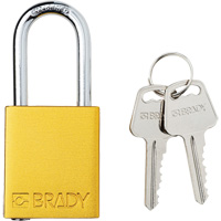 Lockout Padlock, Safety Padlock, Keyed Different, Aluminum, 1-1/2" Width Air Extreme Inc.