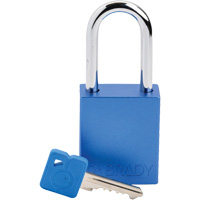 Lockout Padlock, Safety Padlock, Keyed Different, Aluminum, 1-1/2" Width Air Extreme Inc.