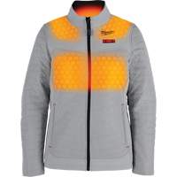 M12 Heated Axis Jacket with Battery, Women's, Large, Grey Air Extreme Inc.