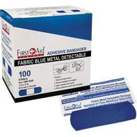 Bandages, Rectangular/Square, 3", Fabric Metal Detectable, Sterile Air Extreme Inc.