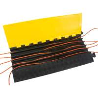 Polyurethane Cable Protector, 5 Channels, 35.43" L x 19.69" W x 2" H Air Extreme Inc.