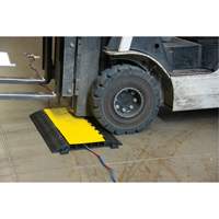Polyurethane Cable Protector, 5 Channels, 35.43" L x 19.69" W x 2" H Air Extreme Inc.