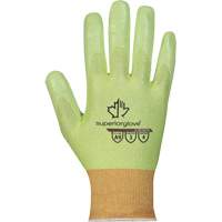 Gants r&eacute;sistant aux coupures haute visibilit&eacute; S18TAXFN, Taille 6, Calibre 18, Rev&ecirc;tement Mousse de nitrile, Enveloppe en TenActiv, ASTM ANSI niveau A9 Air Extreme Inc.