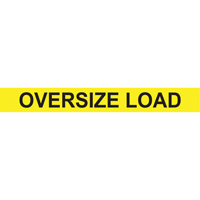 Oversize Load Heavy Haul Sign, Decal/Vinyl, 96" W x 12" H Air Extreme Inc.