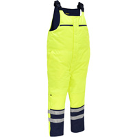 Bisley&reg; Extreme Cold Bib Overall, Polyester, Small, High Visibility Lime-Yellow Air Extreme Inc.