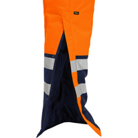Bisley&reg; Extreme Cold Bib Overall, Polyester, Small, High Visibility Orange Air Extreme Inc.