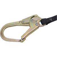 SA-6402-4 Shock Absorbing Lanyard, 4', Form Hook Center, Snap Hook Leg Ends, Polyester Air Extreme Inc.