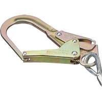 SA-5502-6 Shock Absorbing Lanyard, 6', Form Hook Center, Snap Hook Leg Ends, Galvanized Steel Air Extreme Inc.