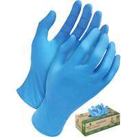 Gants jetables en tri polym&egrave;re, Petit, Poly&eacute;thyl&egrave;ne, 5 mils, Sans poudre, Bleu Air Extreme Inc.