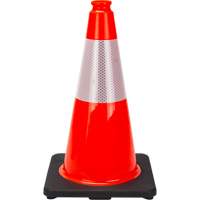 Premium Traffic Cone, 18", Orange, 6" Reflective Collar(s) Air Extreme Inc.