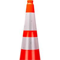 Premium Traffic Cone, 36", Orange, 4" & 6" Reflective Collar(s) Air Extreme Inc.
