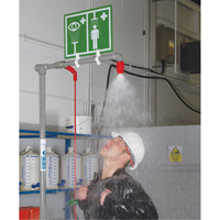 Combination Shower with Closed ABS Bowl & Top Inlet, Pedestal Air Extreme Inc.