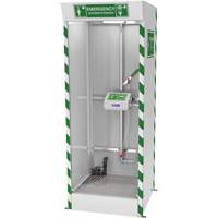 Emergency Cubicle Shower & Covered Eye & Face Wash with Sump Pump Air Extreme Inc.