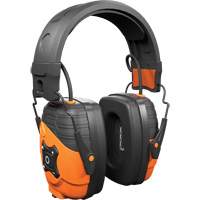 Safety Orange Link 2.0 Bluetooth Earmuffs, Headband Style, 25 dB Air Extreme Inc.