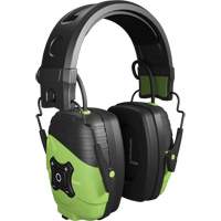 Safety Green Link Aware Bluetooth Earmuffs, Headband Style, 25 dB Air Extreme Inc.