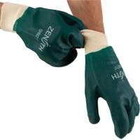 Gants verts &agrave; double enduit, 10" lo, PVC, Doublure en Jersey de coton, 70 mils Air Extreme Inc.