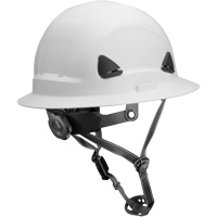 Casque Fibre Metal de style escalade avec bordure compl&egrave;te, R&eacute;pond aux normes CSA type 2, Suspension Rochet, Non ventil&eacute; Air Extreme Inc.