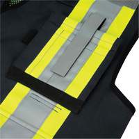6679 High-Visibility Antimicrobial Mesh-Back Surveyor Vest, Black, Small, Polyester Air Extreme Inc.
