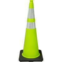 Premium Traffic Cone, 36", Lime Green, 4" & 6" Reflective Collar(s) Air Extreme Inc.