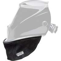 Split Leather Helmet Bib with Press Fit Seal, Black Air Extreme Inc.