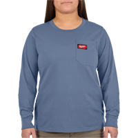 T-shirt &agrave; manches longues avec poches GRIDIRON, Femmes, T-petit, Bleu Air Extreme Inc.