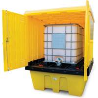 Hard Cover IBC Spill Pallet, 70" L x 70" W x 90" H, 1135 lbs. Load Capacity Air Extreme Inc.