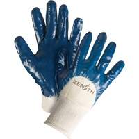 Medium-Weight Interlock Lined Gloves, 9/Large, Nitrile Coating, Cotton Shell Air Extreme Inc.