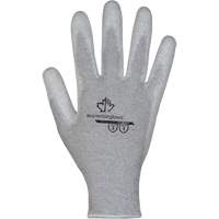 KnitActiv Electrostatic Dissipative Low-Linting White Gloves, 5, Polyurethane Coating, 13 Gauge, Nylon/Cotton Shell Air Extreme Inc.