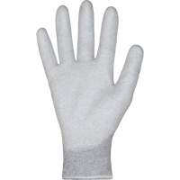KnitActiv Electrostatic Dissipative Low-Linting White Gloves, 5, Polyurethane Coating, 13 Gauge, Nylon/Cotton Shell Air Extreme Inc.