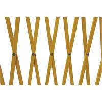 Barri&egrave;re extensible, 84" h x 20' lo, Jaune Air Extreme Inc.