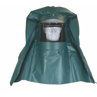 Cagoule anti-&eacute;claboussures chimiques et casquette rigide avec visi&egrave;re r&eacute;sistante aux produits chimiques Air Extreme Inc.