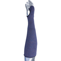 Kut Gard&reg; ECO Series 2-Ply ASP Sleeve with Thumb Hole, Aramid, 14", ASTM ANSI Level A3, Purple Air Extreme Inc.