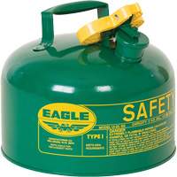 Bidon de s&eacute;curit&eacute; pour les combustibles, Type I, Acier galvanis&eacute;, 2,5 gal. US, Vert, Homologu&eacute; FM/List&eacute; UL/ULC Air Extreme Inc.