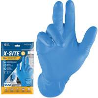 Gants jetables Grippaz, Petit, Nitrile, 8 mils, Sans poudre, Bleu Air Extreme Inc.
