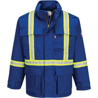 Bizflame&reg; 88/12 Insulated Winter Parka, Blue, Small Air Extreme Inc.