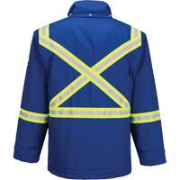 Bizflame&reg; 88/12 Insulated Winter Parka, Blue, Small Air Extreme Inc.
