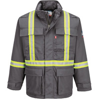 Bizflame&reg; 88/12 Insulated Winter Parka, Grey, Small Air Extreme Inc.