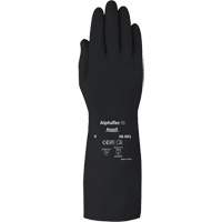 Gants d,usage moyen r&eacute;sistants aux produits chimiques AlphaTec 38001PP, Taille 7, 14" lo, Caoutchouc butyle, 14 mils Air Extreme Inc.
