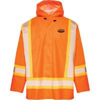 R804 Hurricane Rain Jacket, Small, High Visibility Orange Air Extreme Inc.