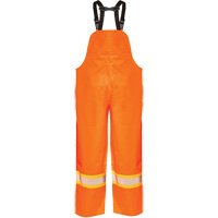 R805 Hurricane Bib Pants, Small, High Visibility Orange Air Extreme Inc.