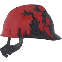Casque sp&eacute;cialis&eacute; V-Gard, Suspension Rochet, Noir/Rouge Air Extreme Inc.