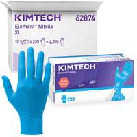 Gants d'examen Kimtech Element, T-petit, Nitrile, 3,2 mils, Sans poudre, Bleu, Classe 2 Air Extreme Inc.