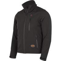 Heated Soft-Shell Jacket, Men's, Small, Black Air Extreme Inc.