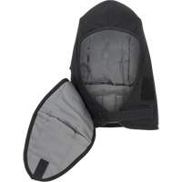 Pioneer 766A Flame-Resistant Quilted Hard Hat Liner with Detachable Mouthpiece, Black/Grey, Cotton/FR-Tech&reg;/Modacrylic/Nylon Air Extreme Inc.